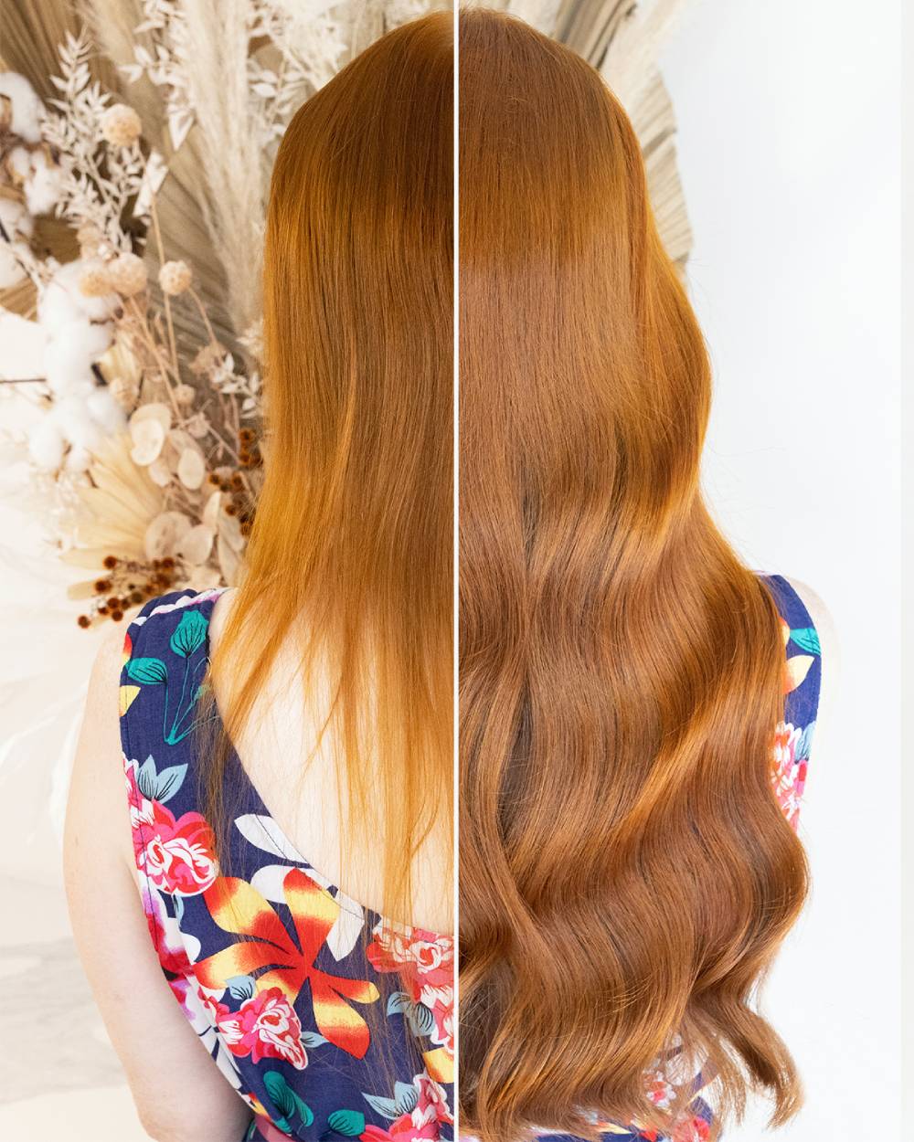 Short to long hair makeover