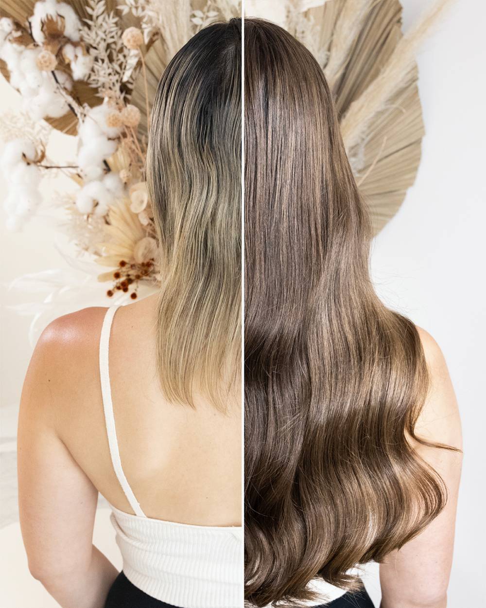 Seamless blend of hair extensions