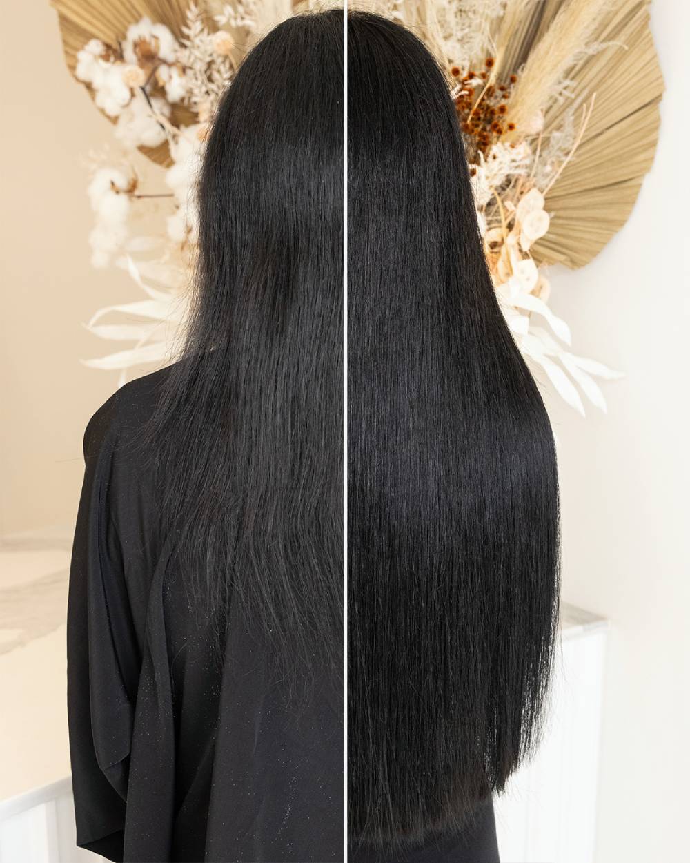 Real human hair extensions