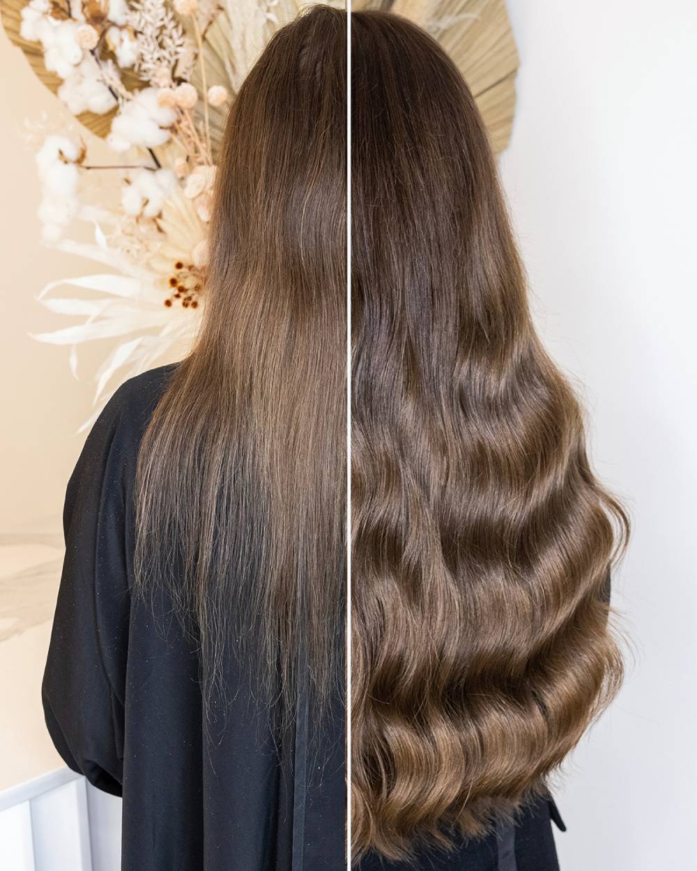 Instant hair length transformation