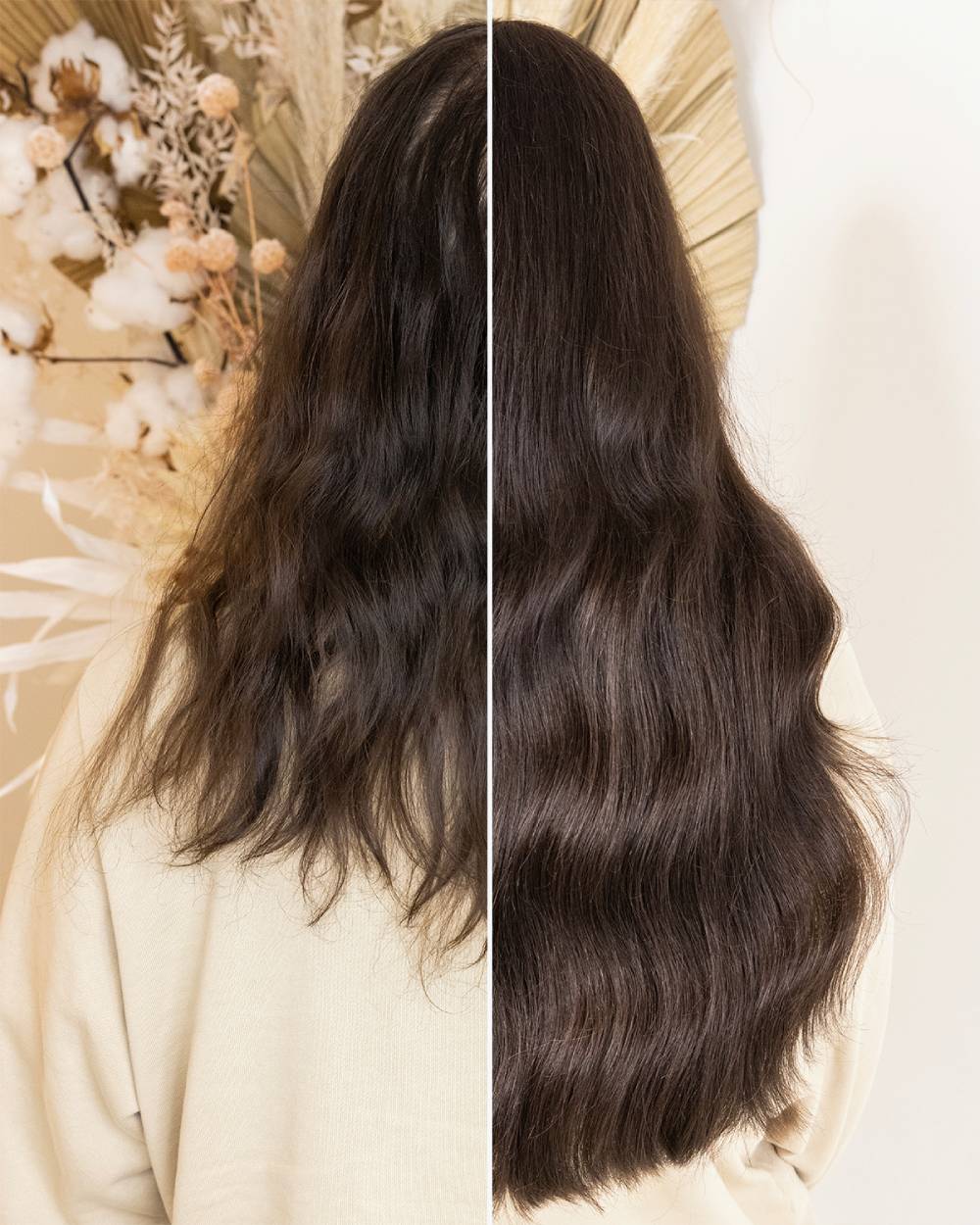 Natural-looking hair extensions