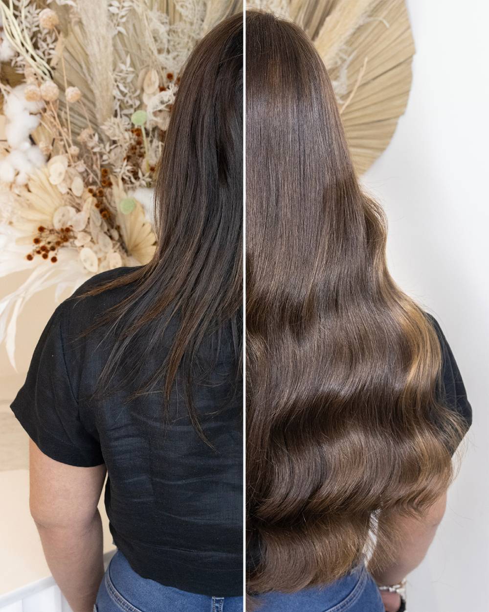 Premium virgin hair extensions