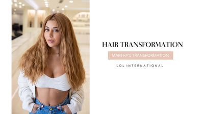 Martha from MAFS - her hair journey with LDL International - going from Short Blonde to Long Copper Chic.