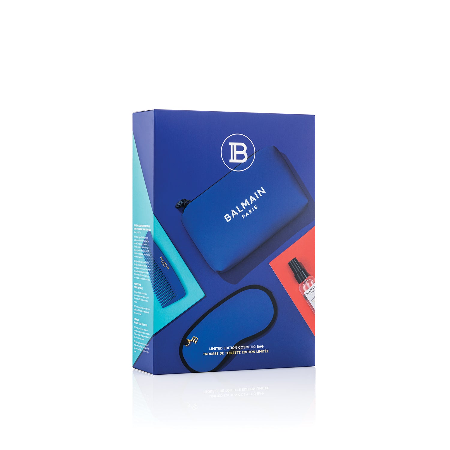 Balmain Limited Edition Cosmetic Bag SS21 Cobalt Blue 