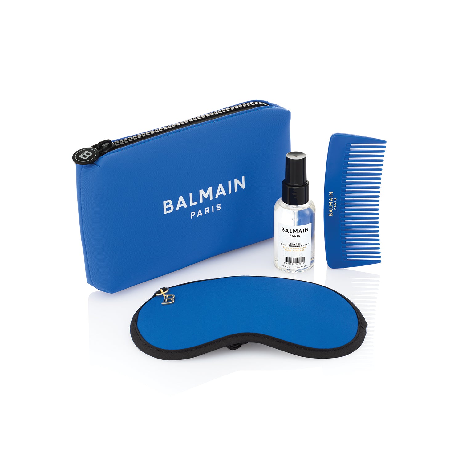  Balmain Limited Edition Cosmetic Bag SS21 Cobalt Blue 