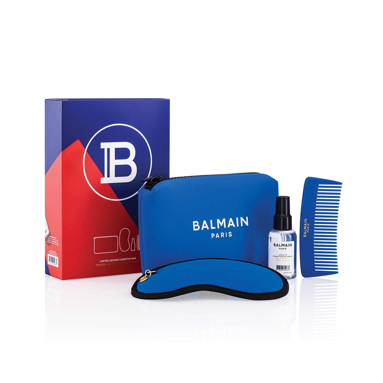 Balmain Limited Edition Cosmetic Bag SS21 Cobalt Blue 