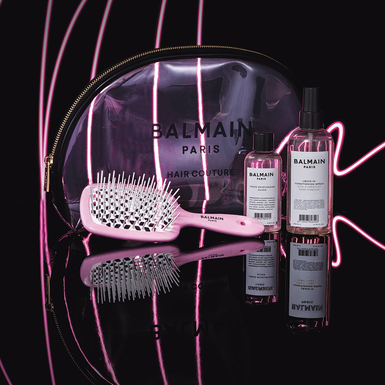 Balmain Transparent Pouch - Limited Edition SS20 - Cosmetic Bag 