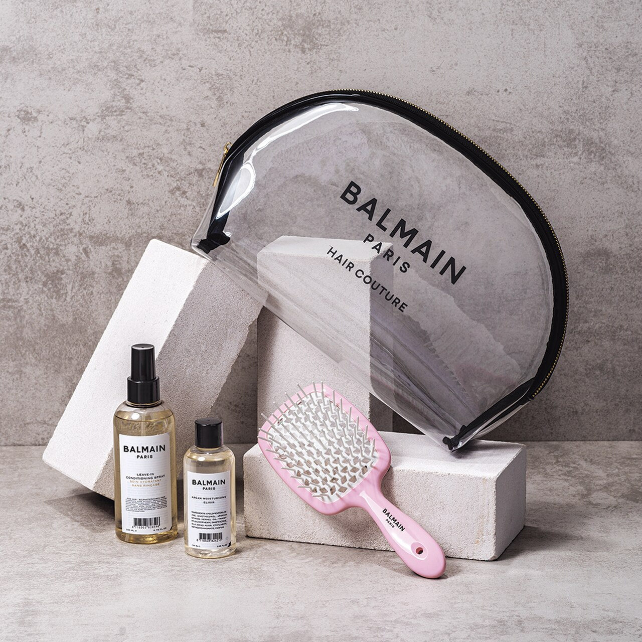 Balmain Transparent Pouch - Limited Edition SS20 - Cosmetic Bag 