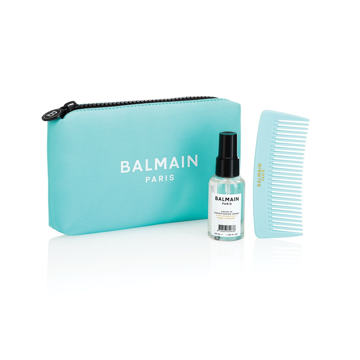 Balmain Limited Edition Cosmetic Bag SS21 Turqouise 